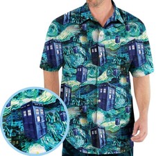 Tardis Starry Night Doctor Who