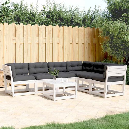 Salon jardin avec coussins - salon,