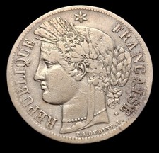 5 Francs Cérès 1849 A PARIS