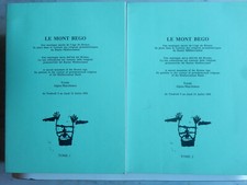 Le mont Bego   Actes du colloque de Tende  5-11 juillet 1991 -2 volumes-