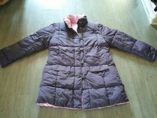 Manteau long bicolore