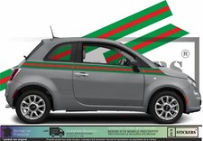 Pour FIAT 500 bandes effet italie Autocollant décoration  stickers Decals