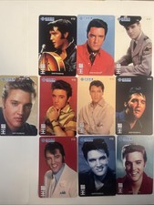 10 TELECARTES CHINE ELVIS PRESLEY- THE KING- TRÈS RARE