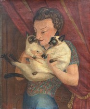 Pierre Roux Chat Portrait