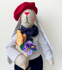 Peluche lapin français Tilda