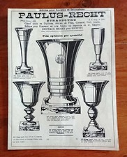 PAULUS RECHT décorations trophées coupes sportives médailles Strasbourg