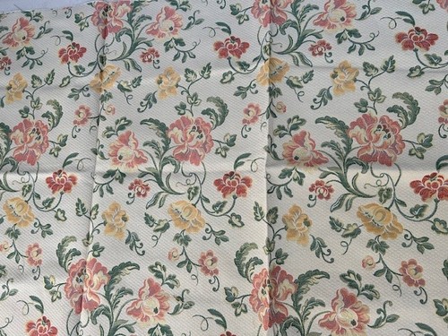 Coupon tissu ancien - tissu,