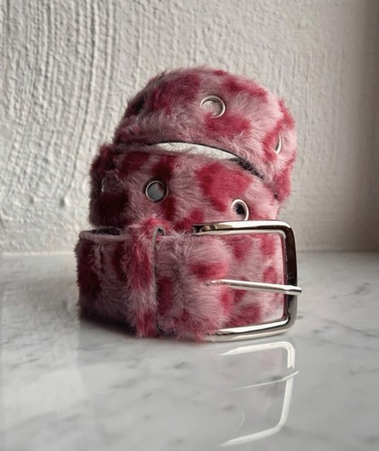 Ceinture femme rose - , fausse