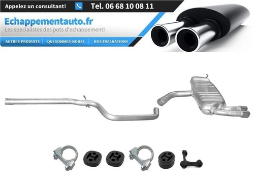échappement tube central - Échappement,