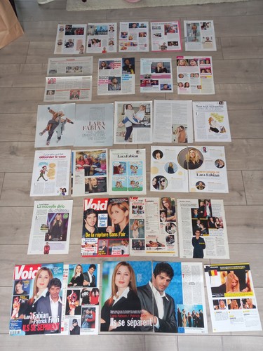 Lara fabian lot articles pack - lot,