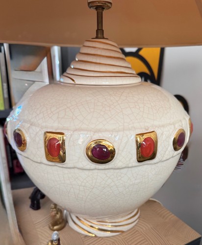 Lampe emaux longwy art - emaux,