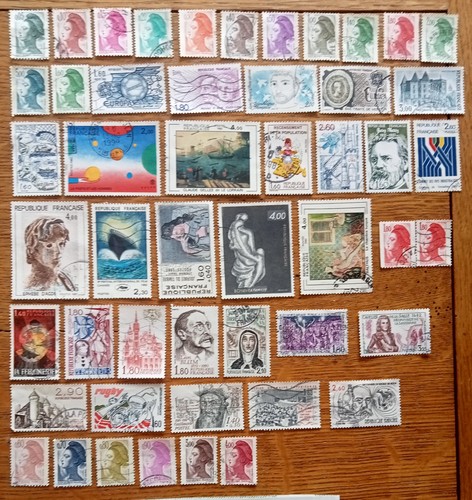 Lot timbres obliteres de - lot, 49
