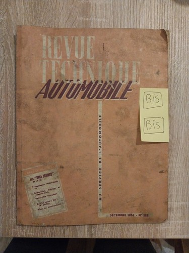 Revue technique panhard dyna - technique,