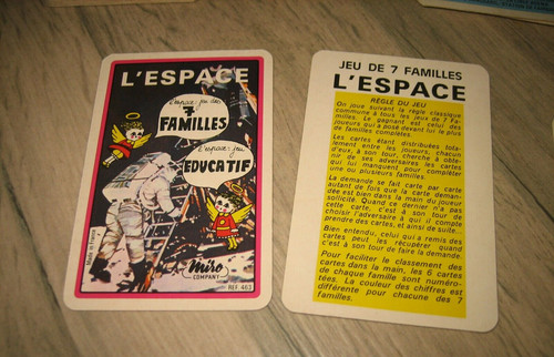 Ancien jeu familles - jeu, de