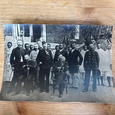 Photo ancienne militaires – OFLAG VIII-F – 17x11,8 cm – WWII – annotation