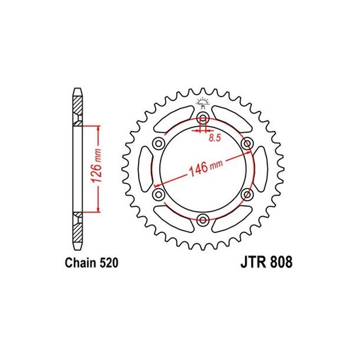 Couronne acier 520 z - couronne,