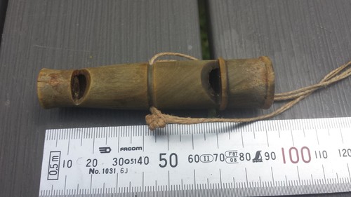 Ancien appeau sifflet - , double