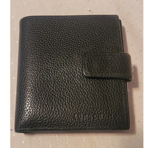 Longchamp black folding wallet - longchamp,