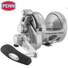Moulinet conventionnel 2 vitesses PENN Saltwater International VI 16VISX Silver