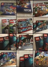 Lego instructions seules, Batman, Movie, Star Wars, Ninjago, City, Creator, etc.