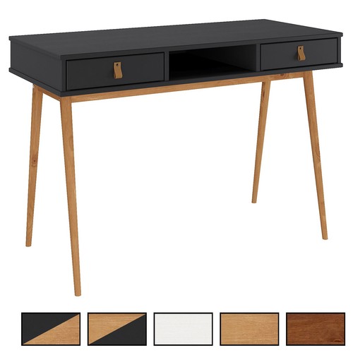 Bureau pin massif avec 2 - avec,