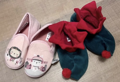 Chaussons roses lutin tex - roses,