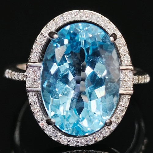 Bague ovale argent sterling - en,