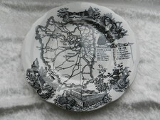 Old plate Creil Montereau