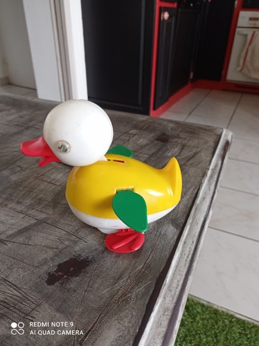 Canard mécanique jouet ancien - canard,