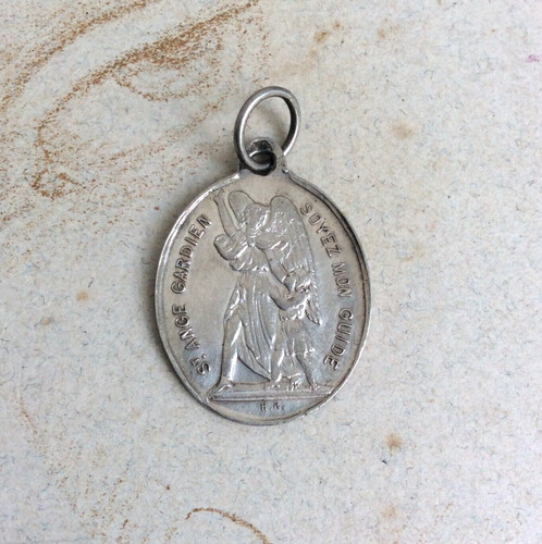Pendentif médaille argent - médaille,