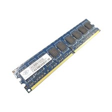 Barrette Mémoire 1Go RAM DDR2 Nanya NT1GT72U8PA1BY-3C DIMM PC2-5300E 2Rx8