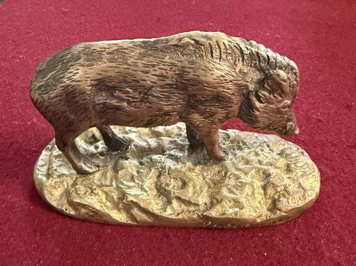 Ancienne sculture animalière - ancienne,