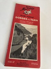 Guide touristique rouge Gorges du Tarn édition original 1936 1937 RARE