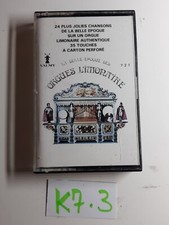LA BELLE EPOQUE DES ORGUES LIMONAIRE CASSETTE AUDIO TAPE K7 / en bon état 
