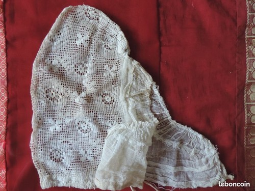 Bonnet dentelle costume - dentelle,