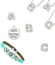 Lettre Breloque 925 Argent