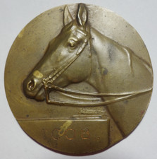 Médaille hippique, Cheval, Rallye Point to Point 5 / 11 / 1945, M Van Straaten !