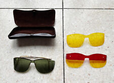 monture lunettes ski anciennes verres écrans interchangeables années 60 vintage