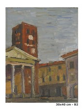 Tableau À L'Huile Signé Bert
