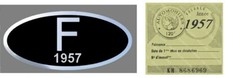 vignette 1957 + adhésif F