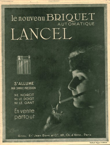 Publicité ancienne briquet