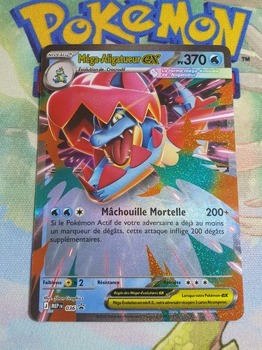 Carte pokemon mega aligatueur - carte, mega-aligatueur