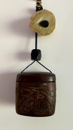 Boite pilules fin - pilules, (inro),