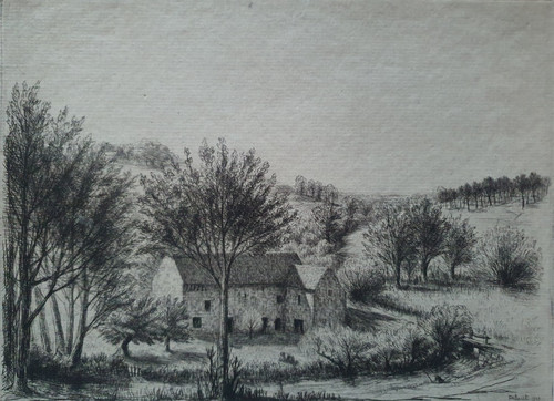 Gravure orig jean frelaut - gravure,