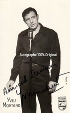 YVES MONTAND :Signed Etoile