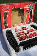 The Coca Cola santa train electrique boite vintage 1986