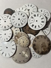 cadrans Émaillés Divers Montre poche Gousset Lot De 20 Cadrans Décoration Pièce