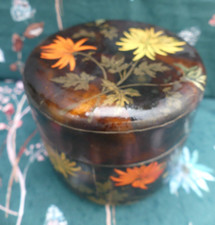 Boite ronde en Laque du japon