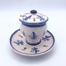 Moutardier faïence de