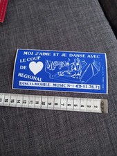 Autocollant vintage Disco Mobile 